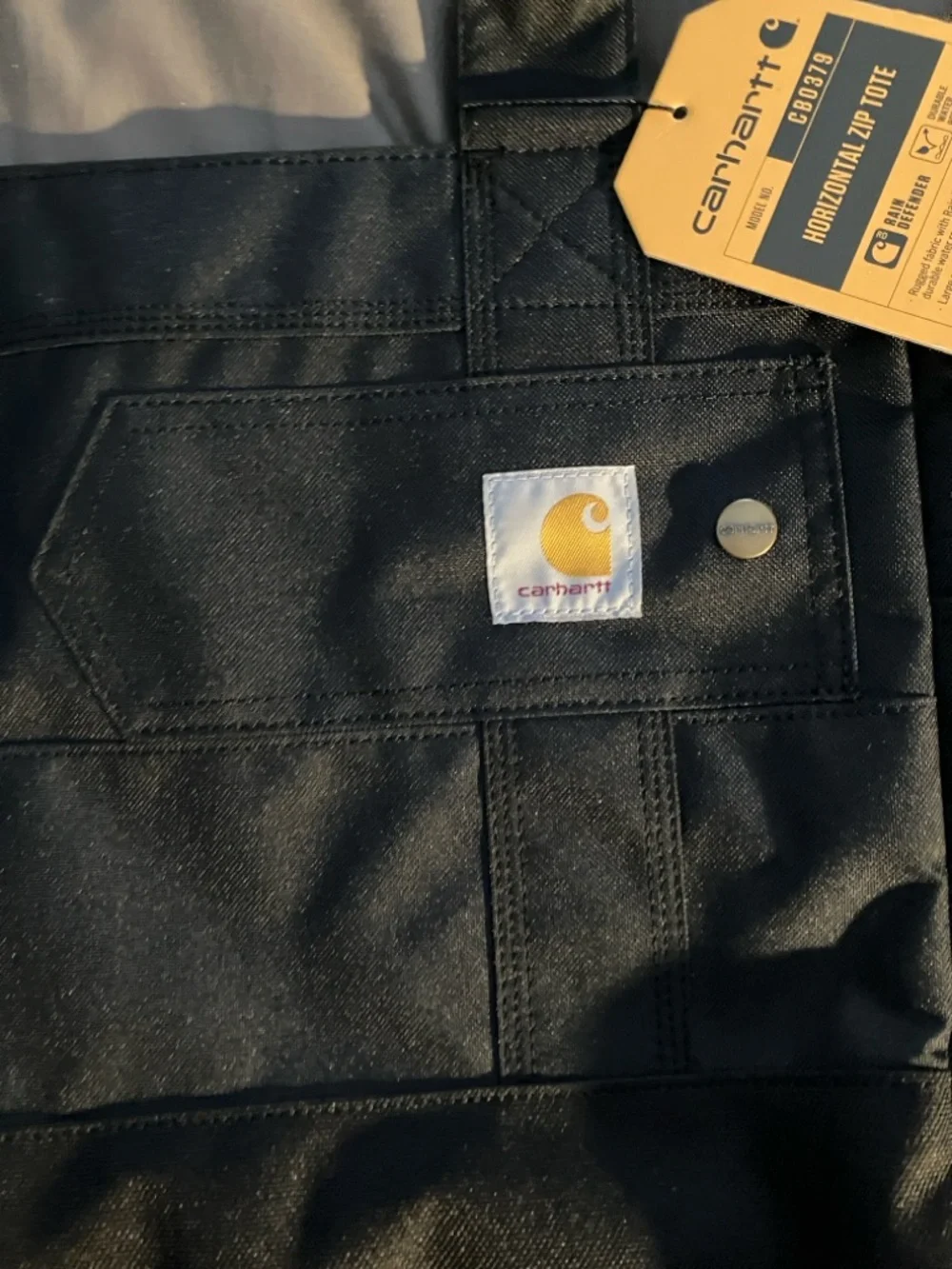 Carhartt Black Zip Tote - Picture 3 of 11